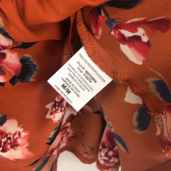 Anthro: Ro&De Floral Blouse - Picture 5 of 7